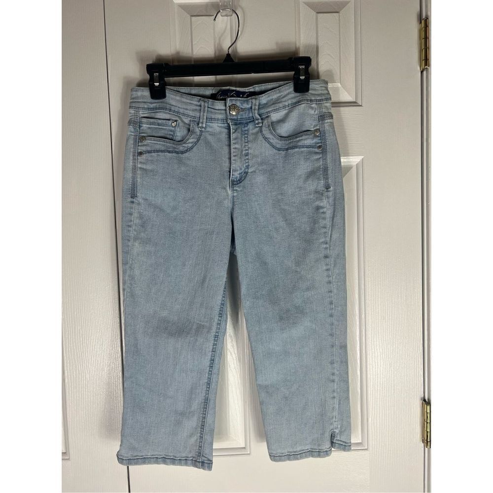 Gloria Vanderbilt Womens Denim Capris Size 8P